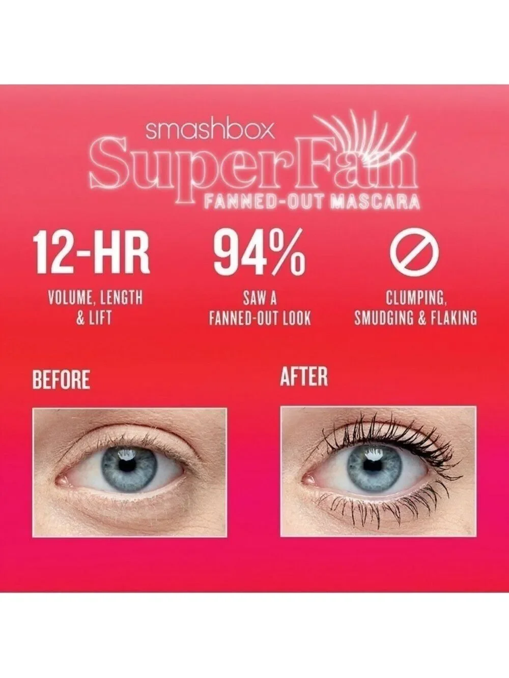 Smashbox Superfan Mascara in Black | NEW | Mini Travel Size 5mL